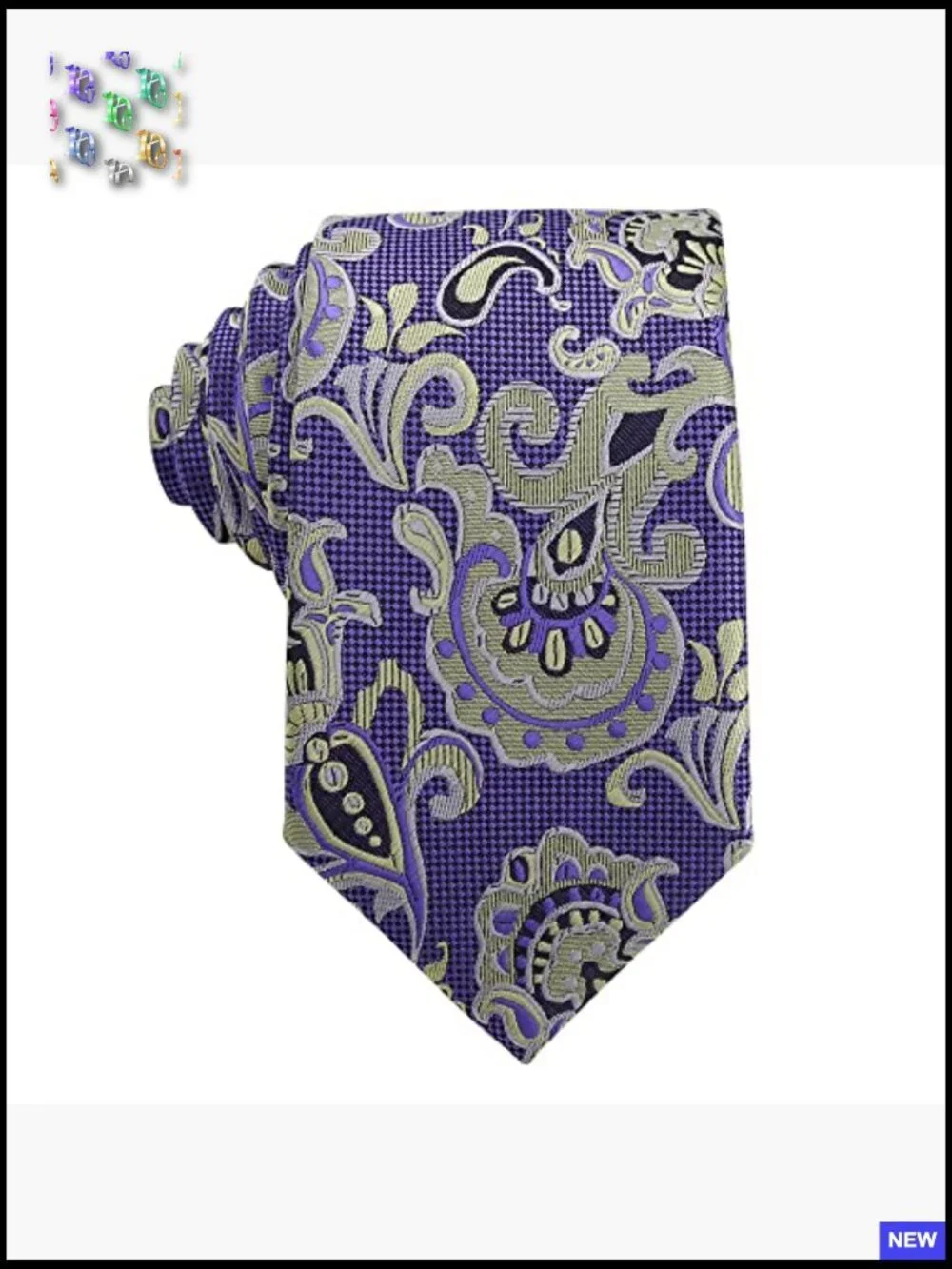 Classic Jacquard Silk Ties Set of 6 Elegant Formal Mens Neckwear